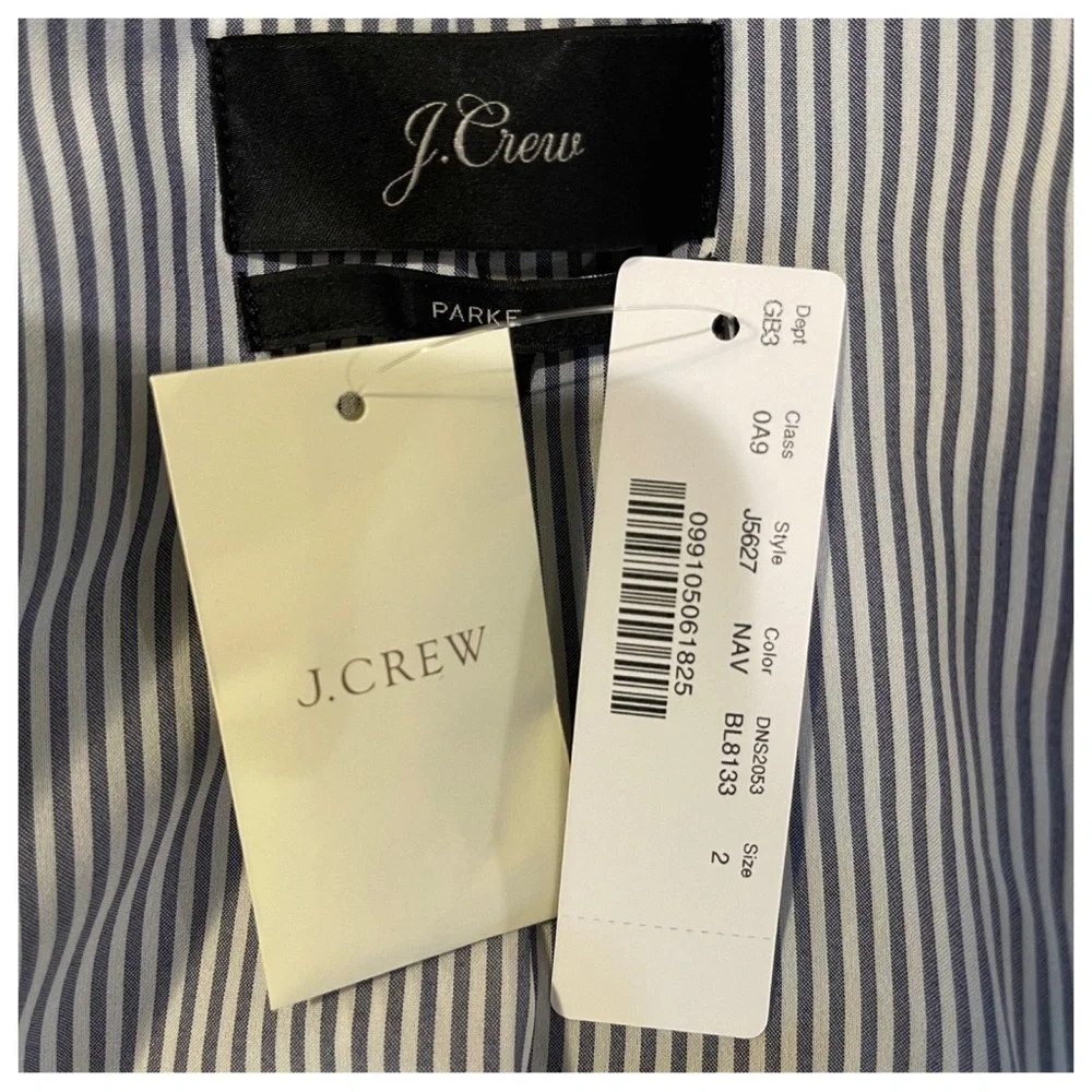 NWT! J. Crew Parke Blazer Wool Navy
